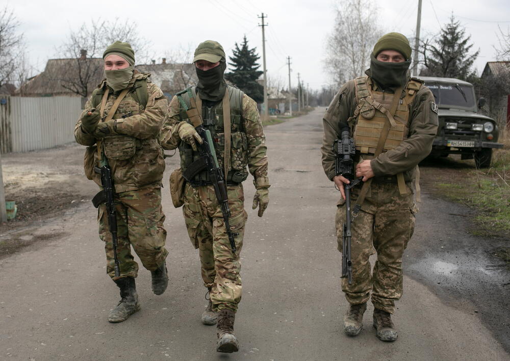Ukrajinski vojnici u Donjeckoj oblasti