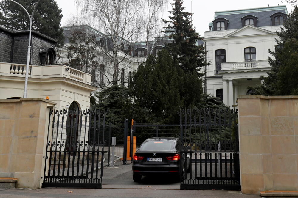Ambasada Rusije u Pragu, Foto: Reuters