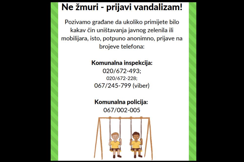 Foto: prijavi vandalizam