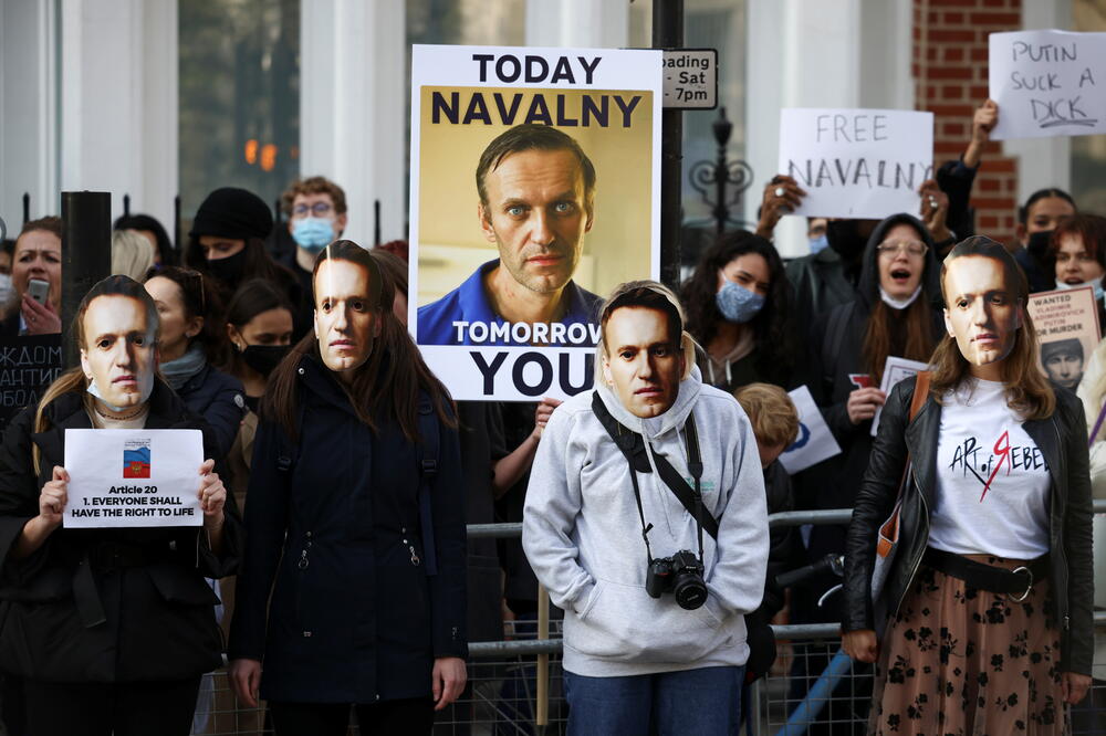 Protest podrške Navaljnom, Foto: REUTERS
