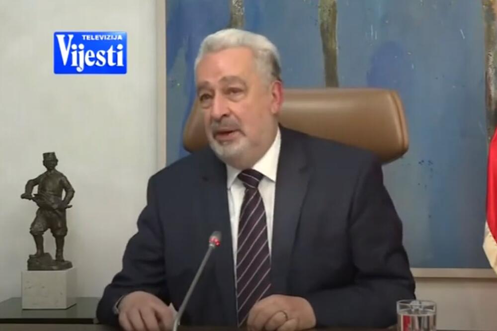 Predsjednik Vlade Zdravko Krivokapić, Foto: Screenshot/TV Vijesti
