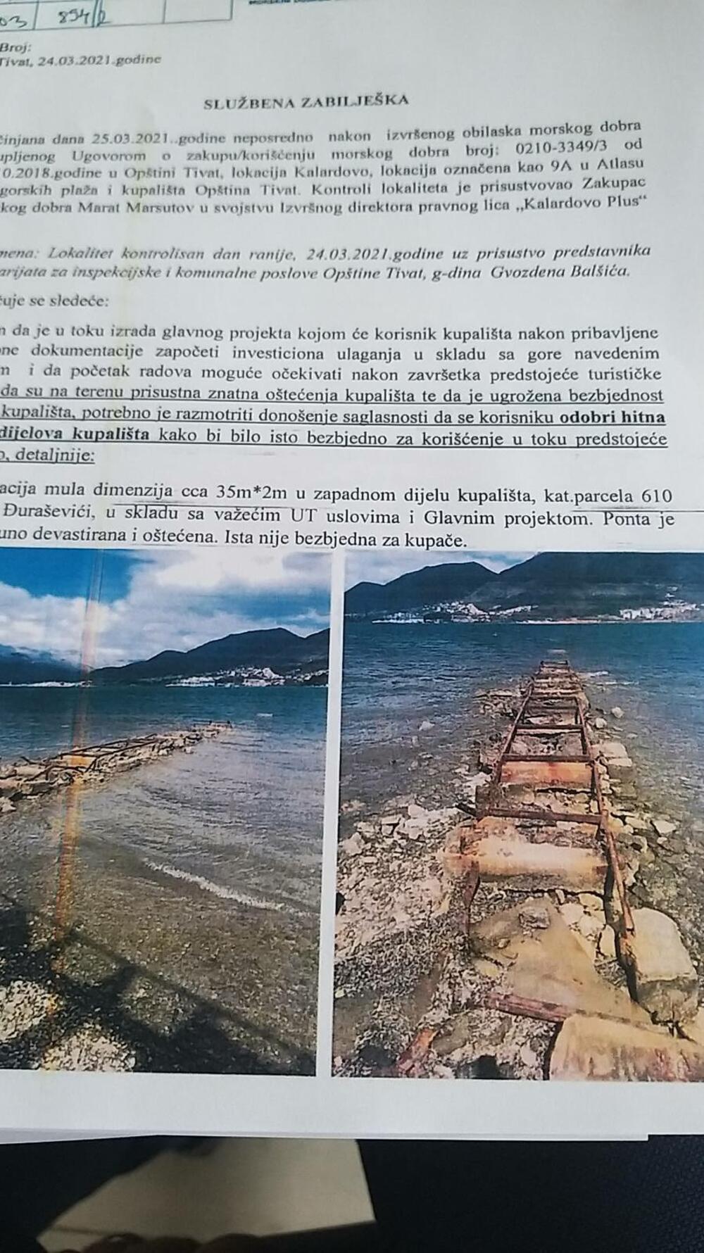 <p>Firma “Kalardovo plus” je izlila potpuno novu betonsku pontu preko ostataka stare nelegalne</p>