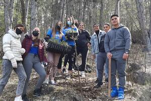 Another afforestation campaign was realized with the youngest Nikšić residents...