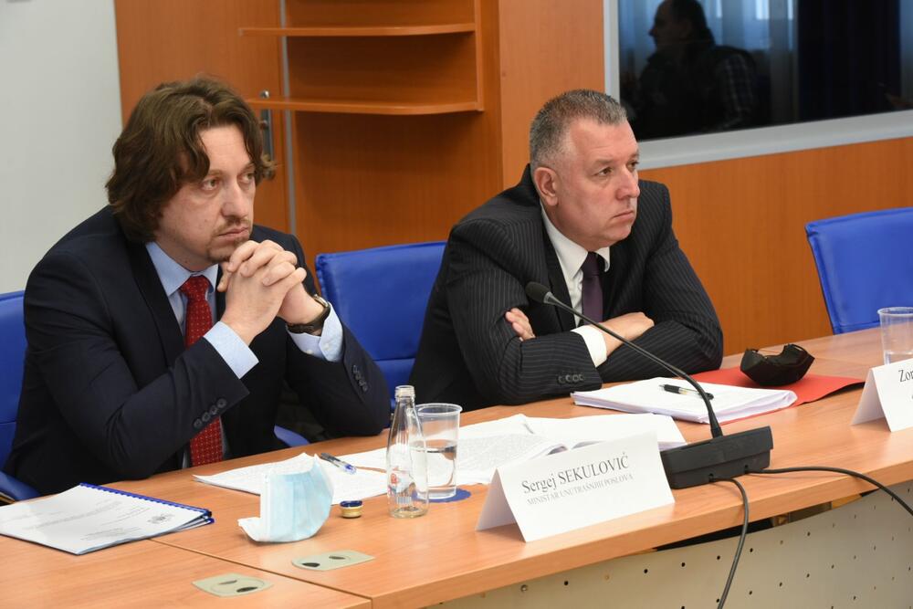 Sekulović na sjednici odbora