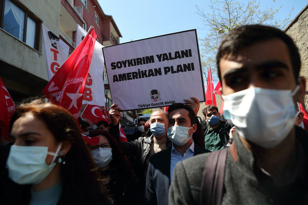 Sa današnjeg protesta, Foto: REUTERS