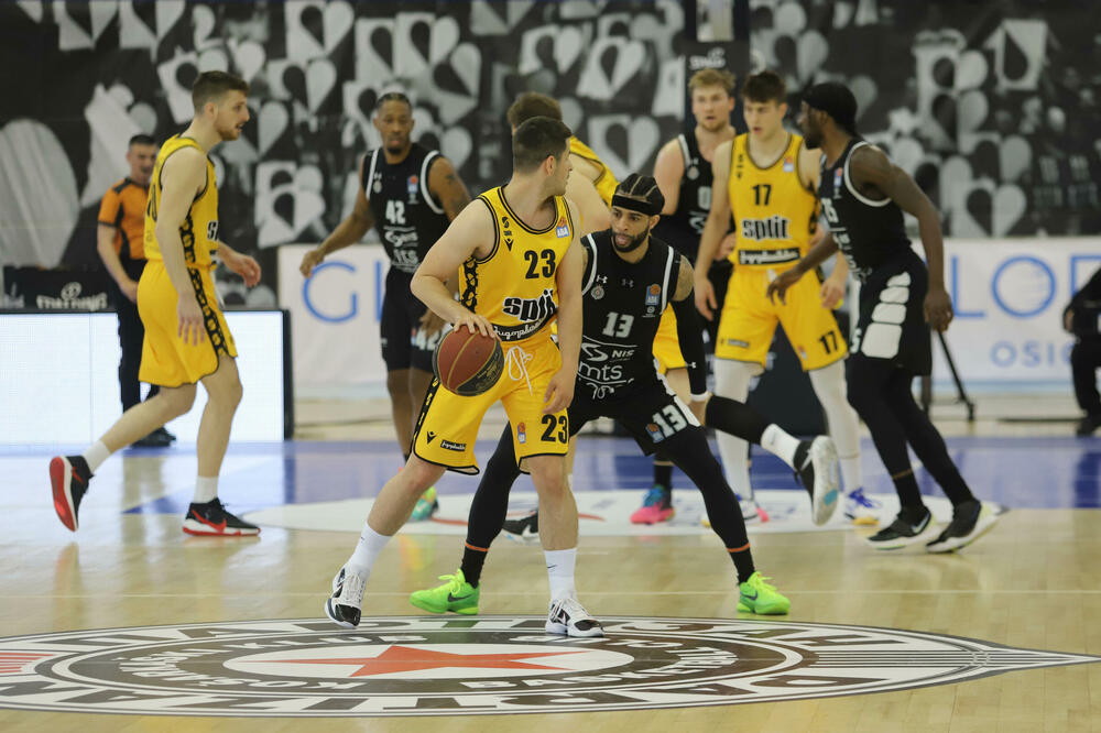 Detalj sa utakmice Partizan - Split, Foto: KK Partizan
