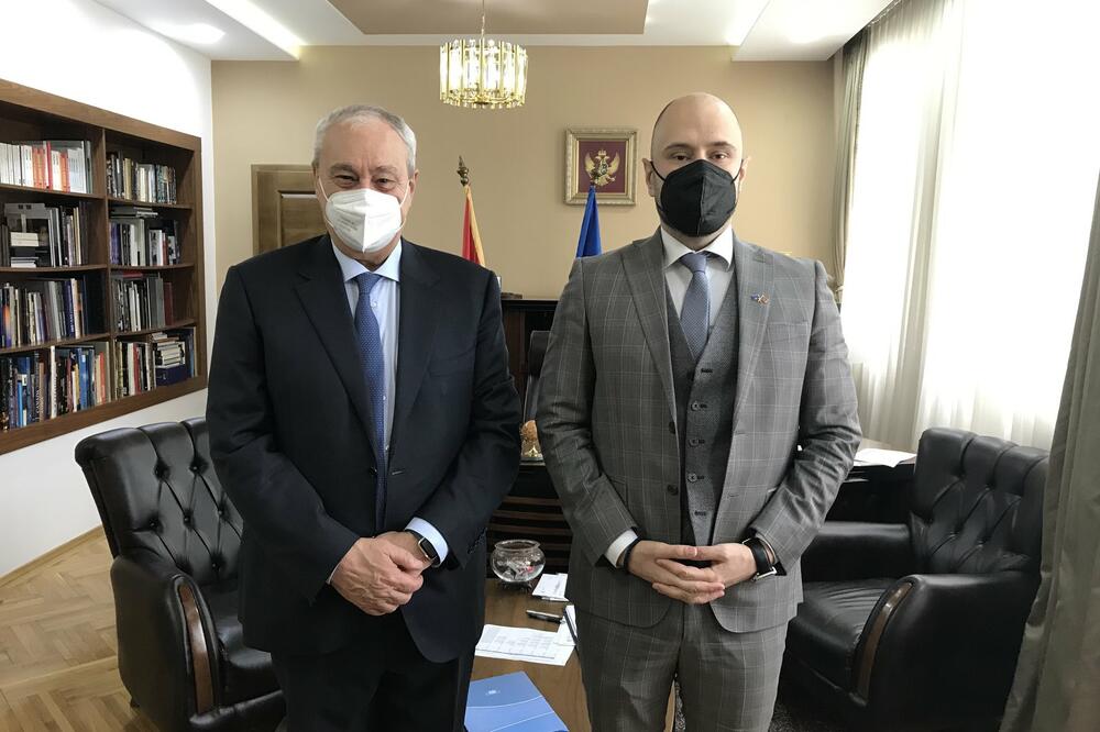 Radulović i generalni sekretar Antonione, Foto: Ministarstvo vanjskih poslova