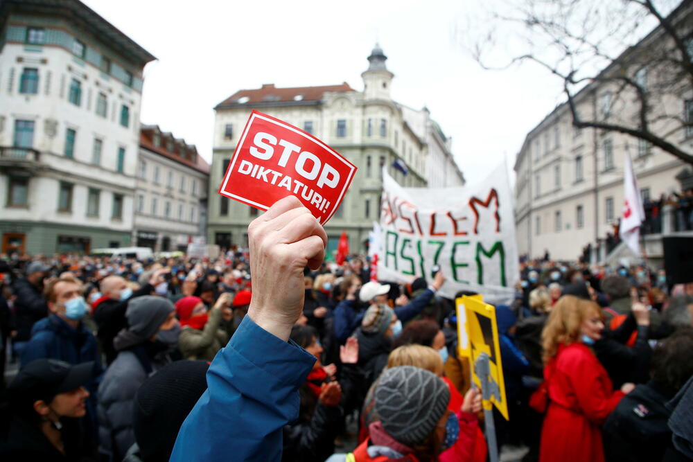 Ljubljana protest