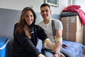 Maturanti cetinjske gimnazije dali krv