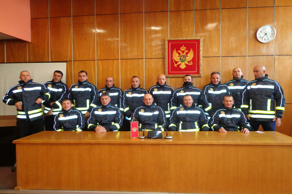 Pripadnici nikšićke Službe zaštite i spašavanja, Foto: Opština