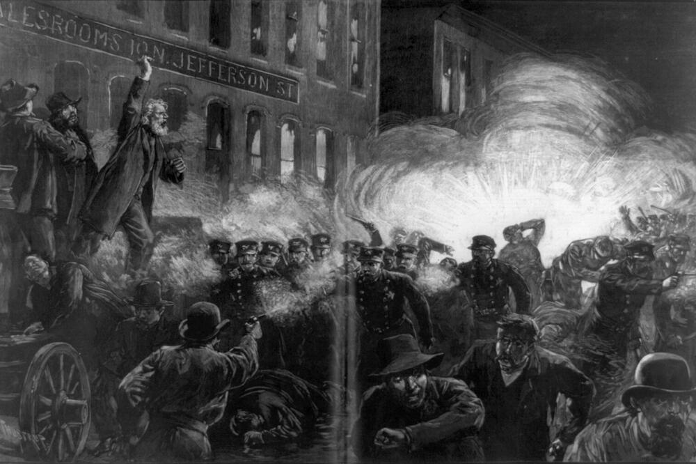 Hejmarket, maj 1886. (gravura), Foto: Commons.wikimedia.org