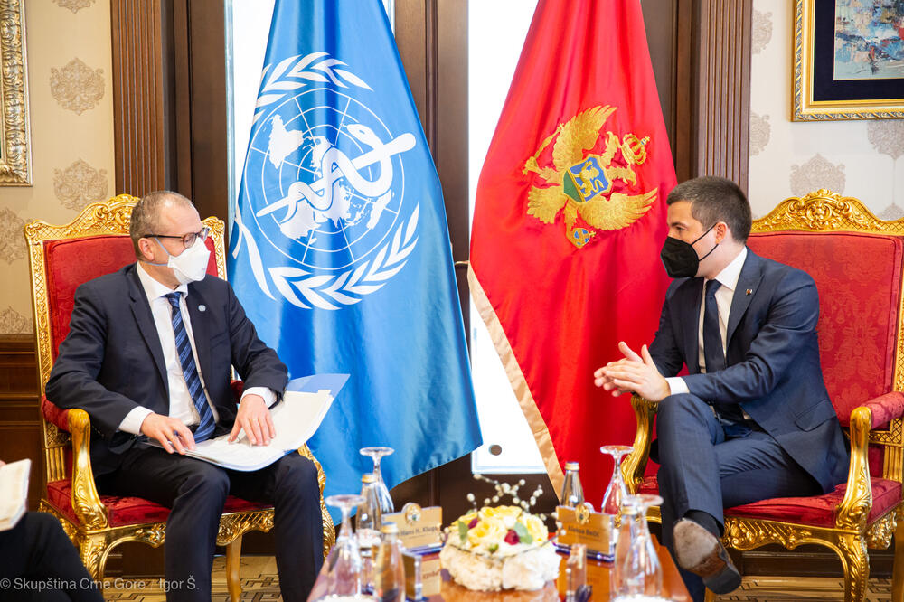 Kluge i Bečić, Foto: Skupština Crne Gore