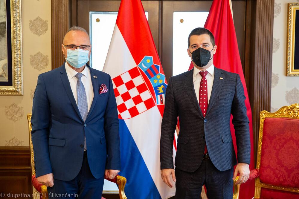 Grlić Radman i Bečić, Foto: Skupština Crne Gore