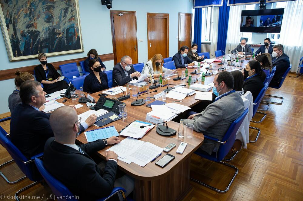 Sa sjednice Odbora, Foto: Skupština Crne Gore