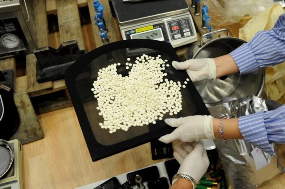 Tablete koje je zaplijenila grčka policija, Foto: Rojters