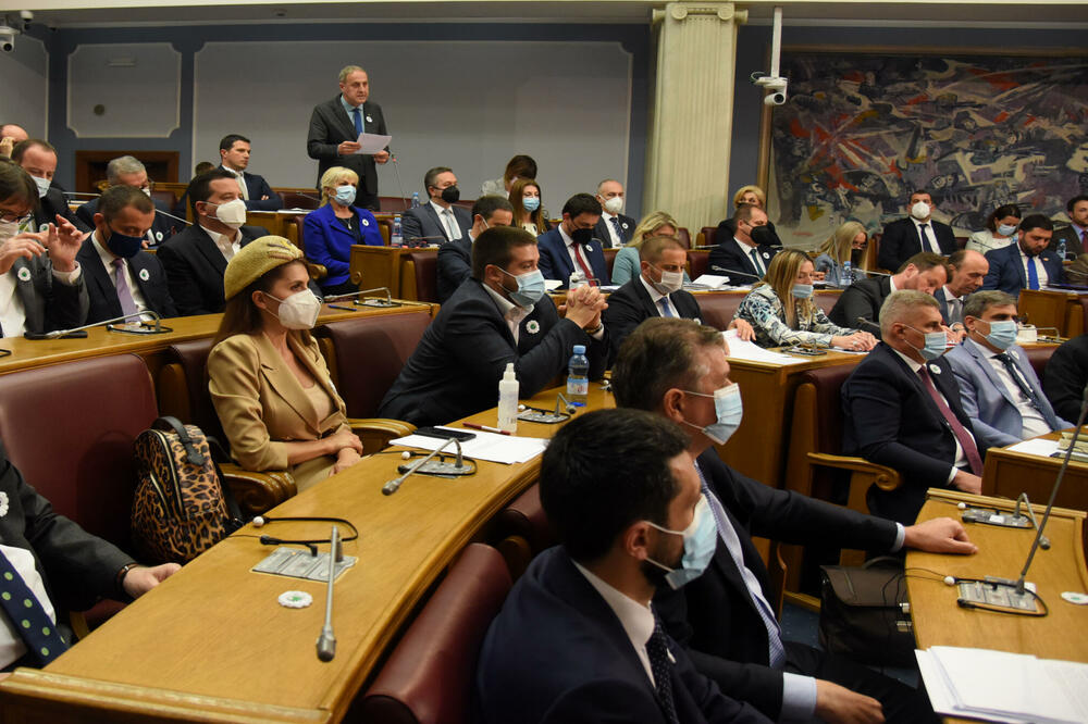 Detalj iz Skupštine Crne Gore, Foto: Boris Pejović