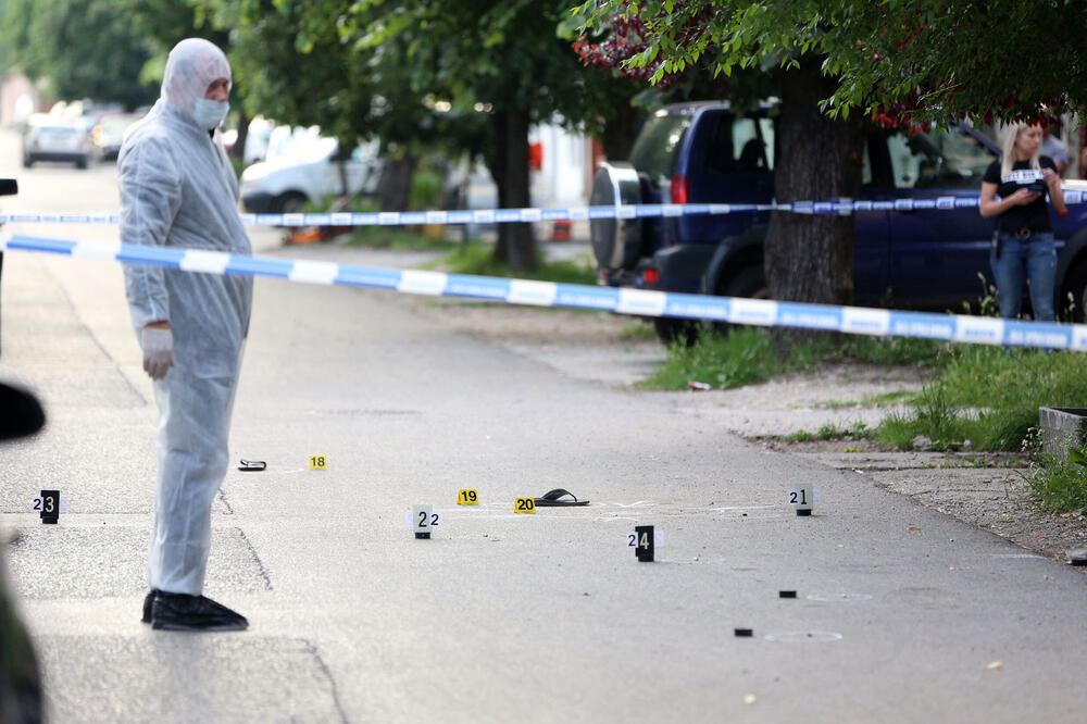 Uviđaj nakon ubistva, Foto: Filip Roganović
