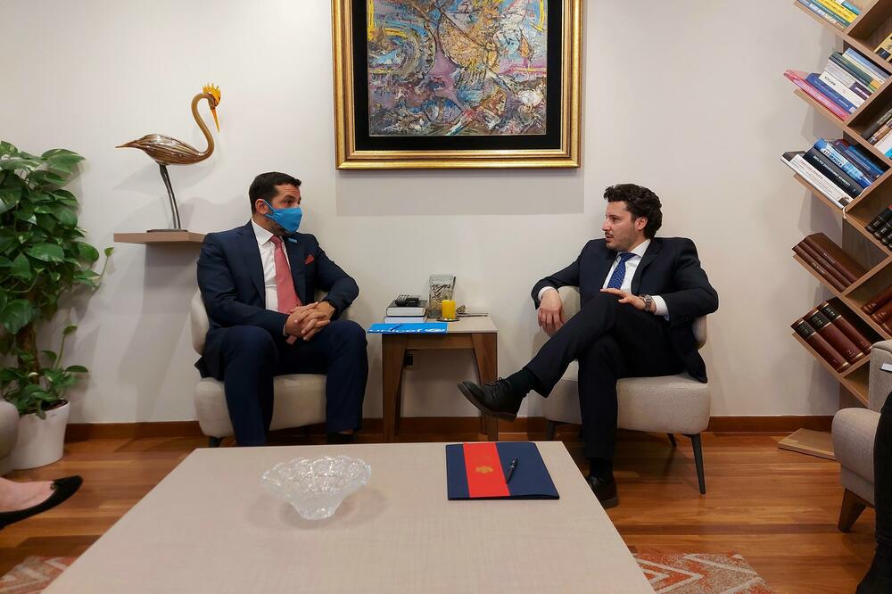 Santander i Abazović, Foto: gov.me