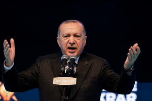 Erdogan izjavio da su Bajdenu ruke krvave jer podržava Izrael