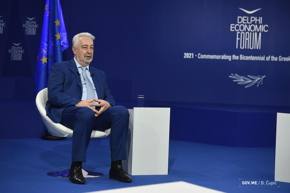 Krivokapić govori na forumu, Foto: Vlada Crne Gore