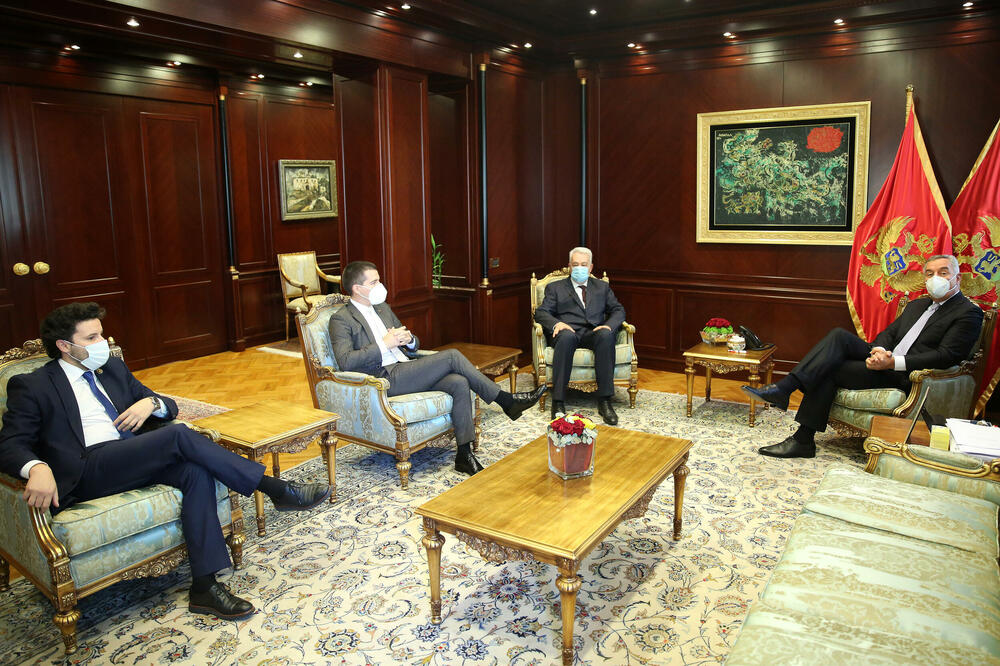 Kohabitacija više puta bila na testu: Đukanović sa Dritanom Abazovićem, Aleksom Bečićem i Zdravkom Krivokapićem, Foto: predsjednik.me