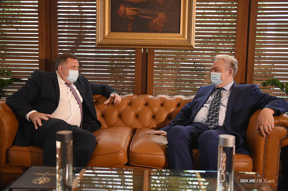 Dodik i Krivokapić, Foto: Vlada Crne Gore