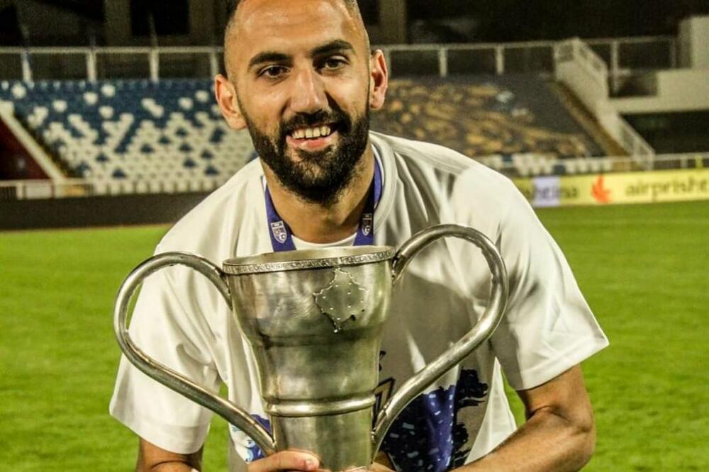 Gardašević na stadionu "Fadilj Vokri", Foto: Privatni album