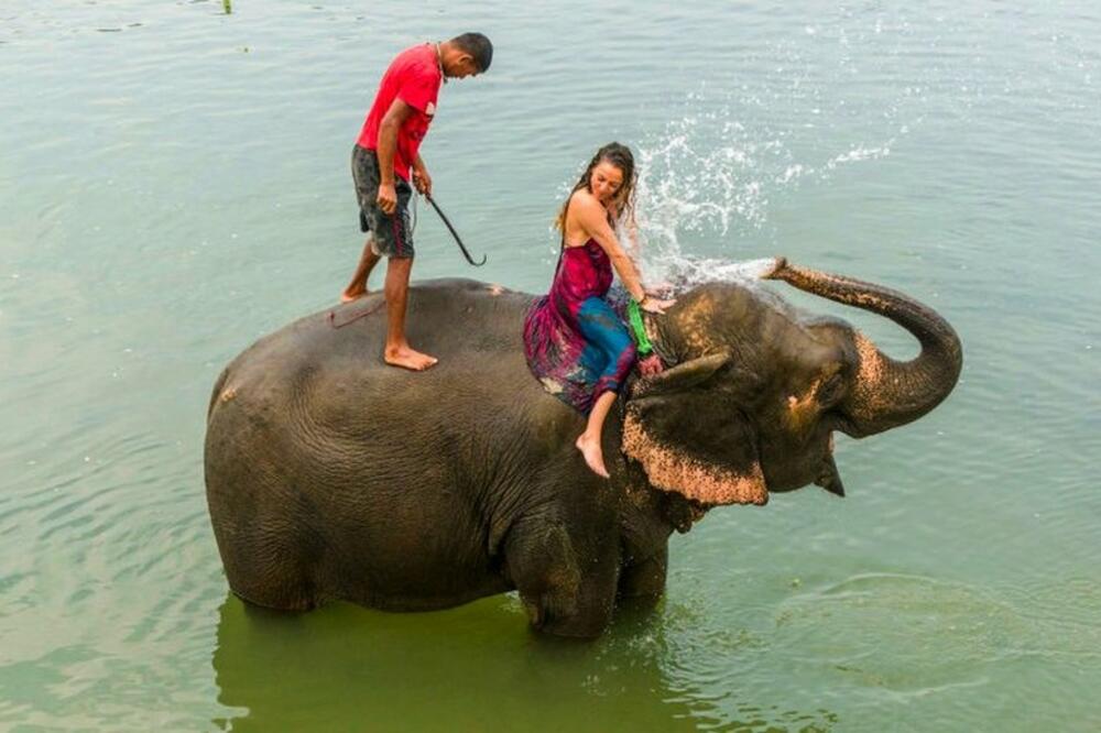 Turisti uživaju u kupanjima sa slonovima, Foto: Getty Images