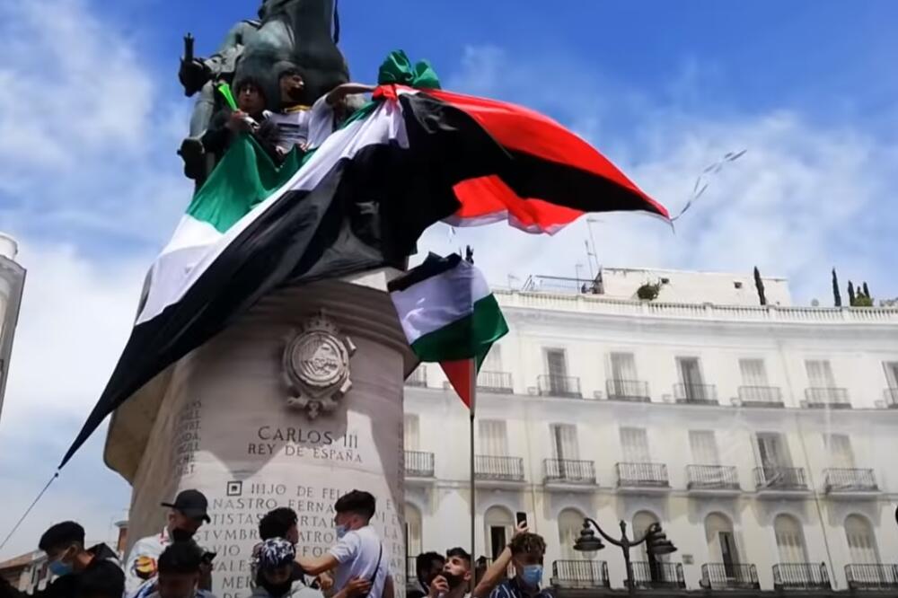 Sa propalestinskih demonstracija u Berlinu, Foto: Screenshot/Youtube