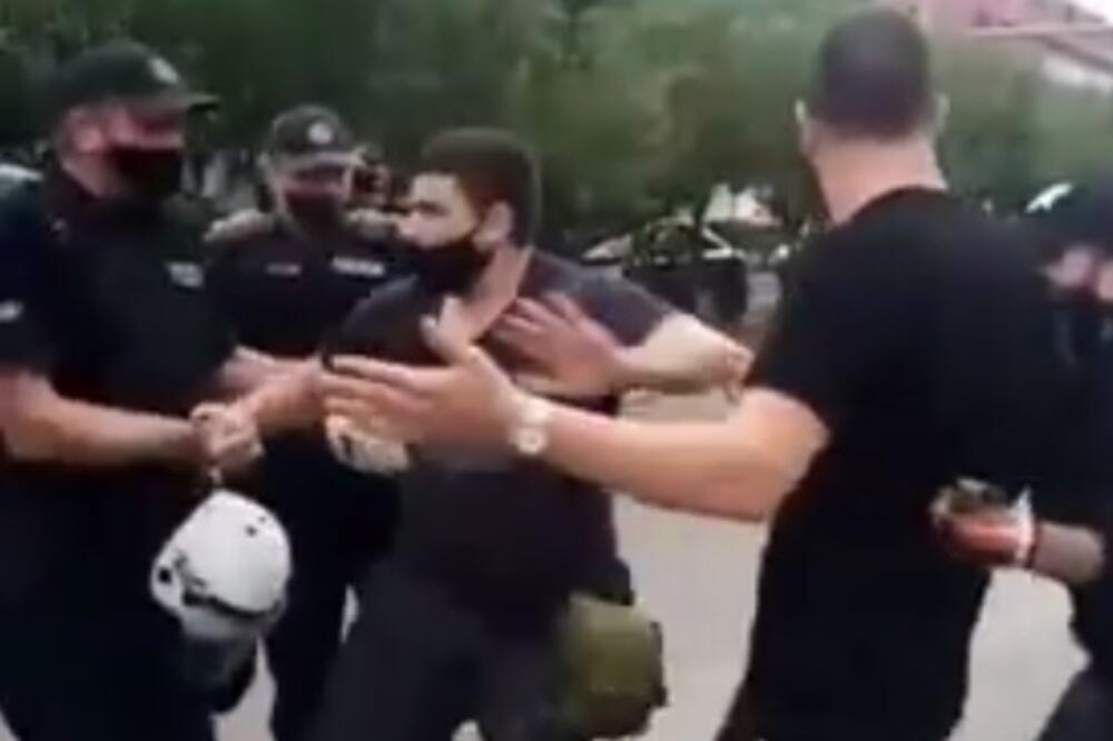 "Manji incidenti kod MO": Sa snimka sa društvenih mreža, Foto: Screenshot/Facebook