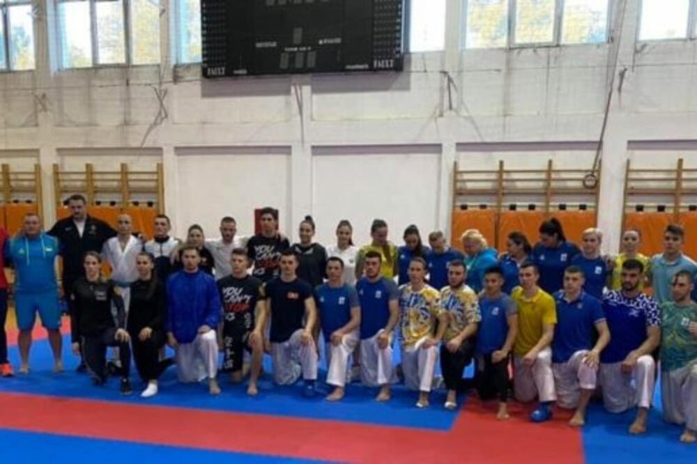 Ukrajkna se pripremala sa selekcijom Crne Gore, Foto: KSCG