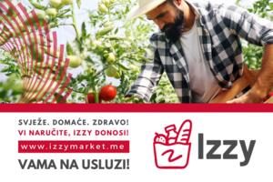 IZZY market, laka i jednostavna onlajn kupovina od sada u Podgorici