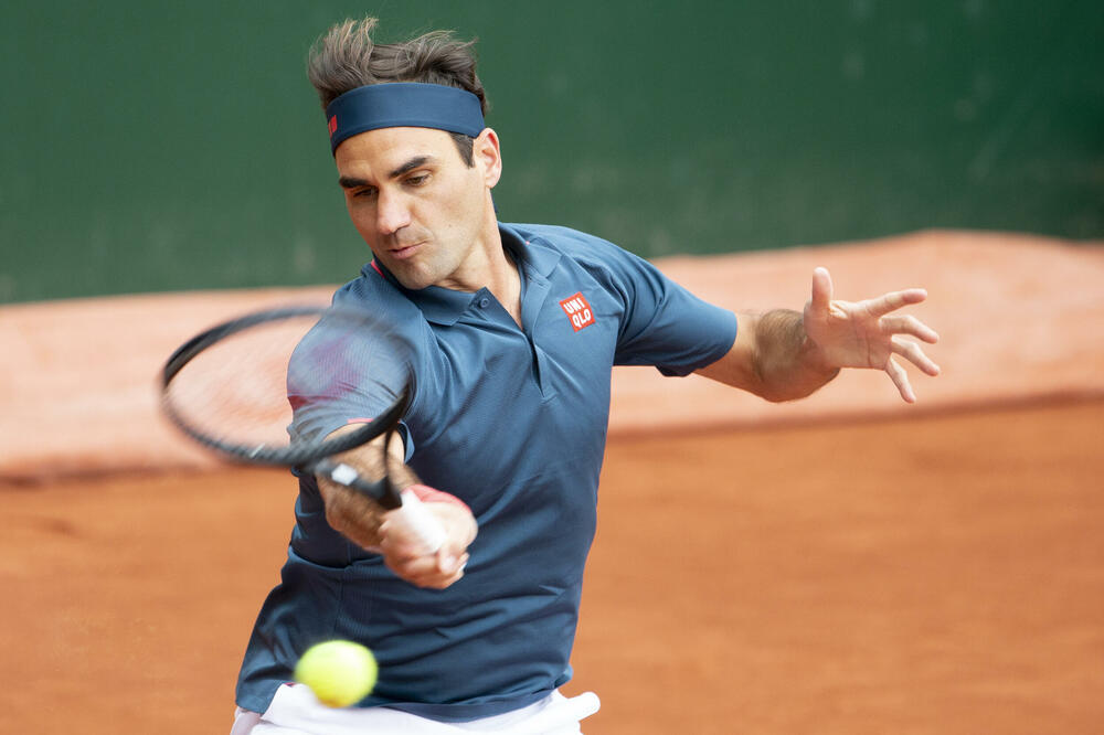 Rodžer Federer na terenu u Ženevi, Foto: AP