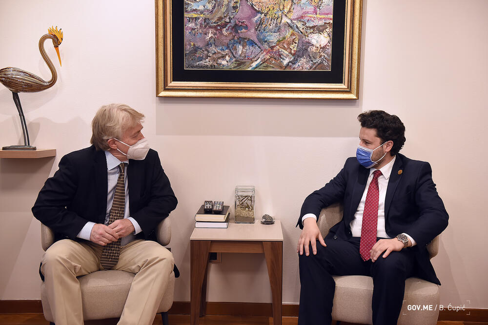 Abazović i Jelstad, Foto: Bojana Ćupić/Vlada CG