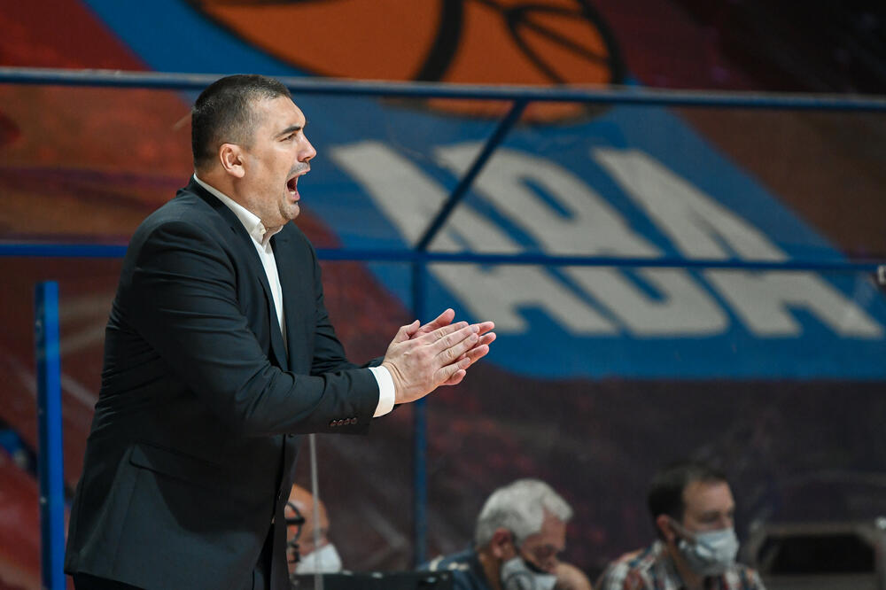 Milojević na večerašnjem meču, Foto: ABA liga/Dragana Stjepanović