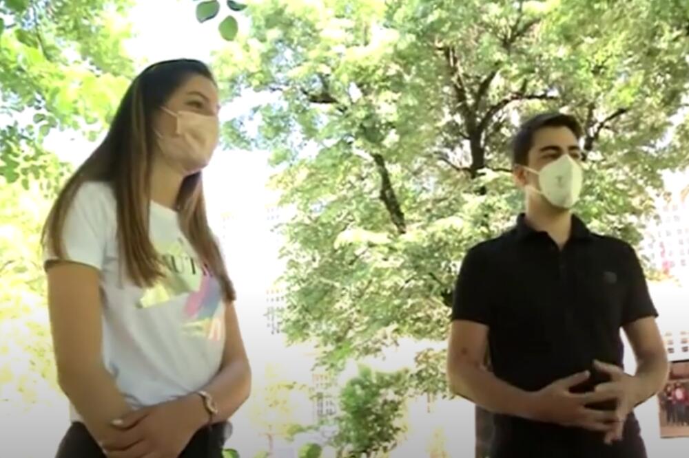 Isidora i David, Foto: Screenshot/TV Vijesti