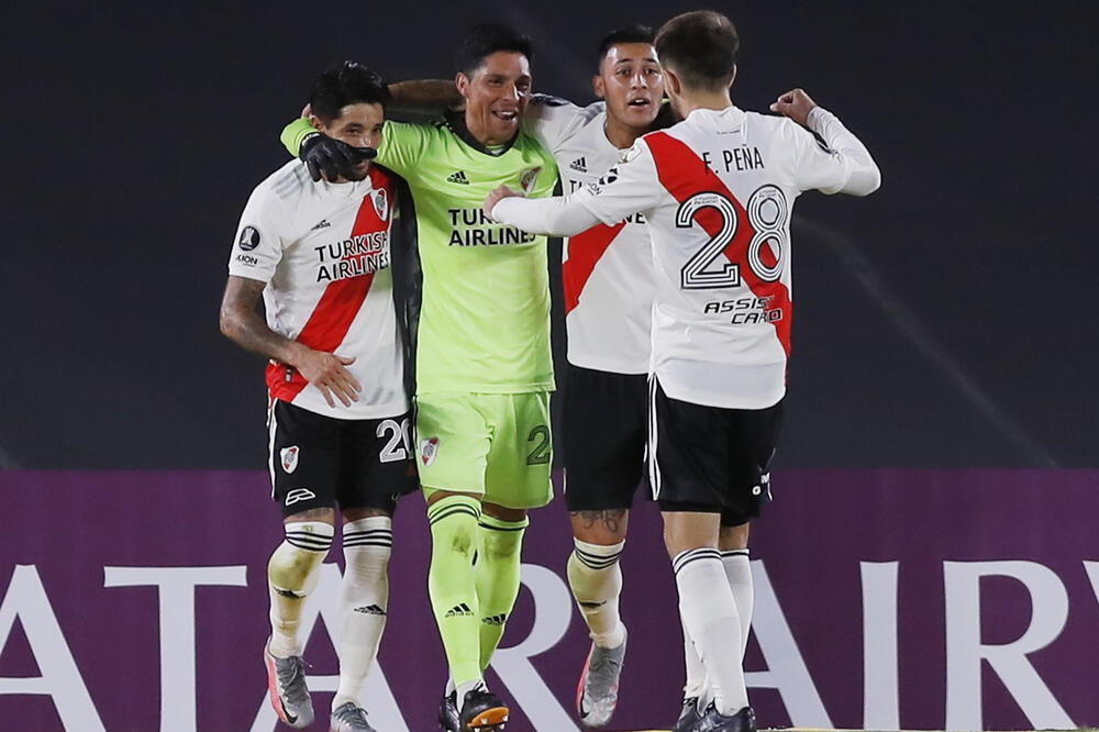 Slavlje fudbalera Rivera, Foto: Reuters