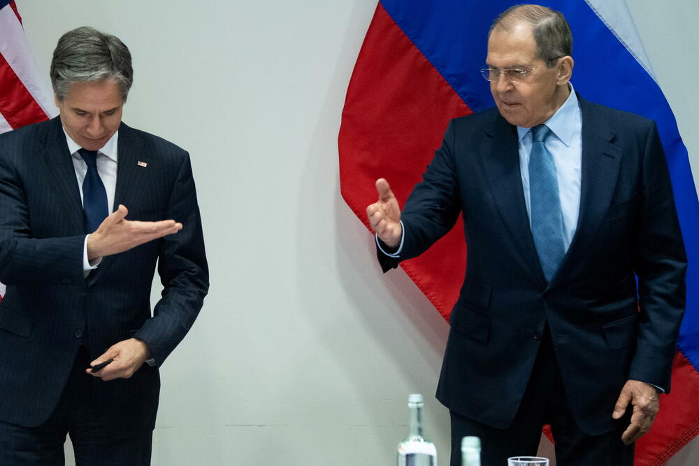 Sa sastanka- Blinken i Lavrov, Foto: Reuters