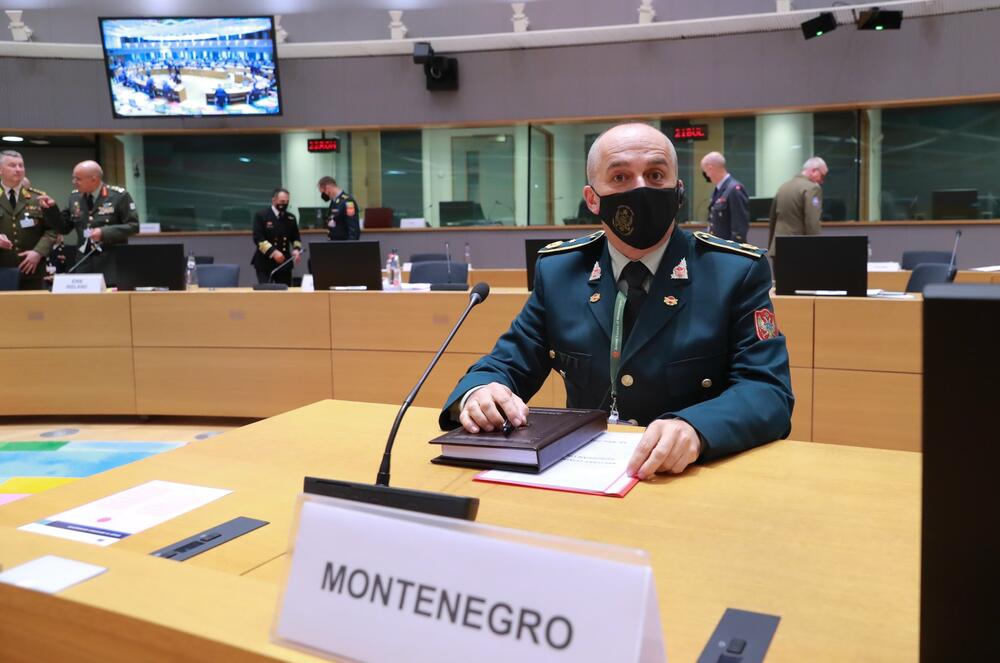 Đurović na sastanku Vojnog komiteta EU u Briselu