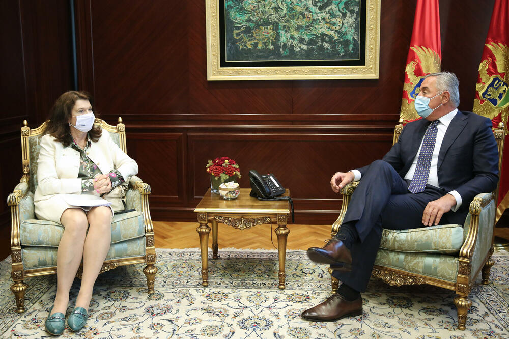 Linde i Đukanović, Foto: Kabinet predsjednika Crne Gore