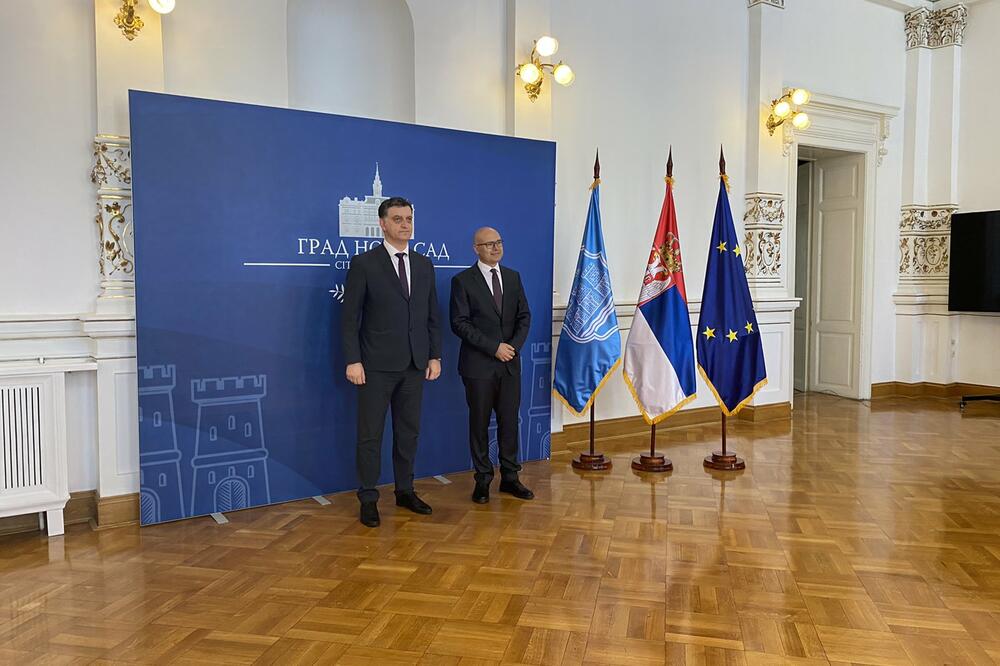 Komnenović i Vučević, Foto: Opština Tivat