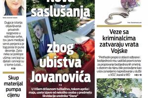 Naslovna strana "Vijesti" za 28. maj 2021.