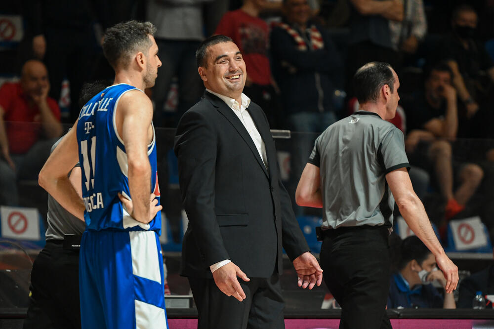 Zadovoljan sezonom: Dejan Milojević na majstorici, Foto: KK Crvena zvezda