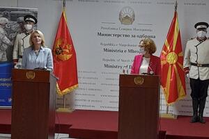Izuzetna odbrambena saradnja Crne Gore i Sjeverne Makedonije