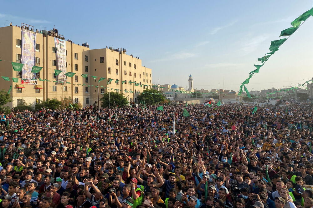 Protesti protiv Izraela u sjevernoj Gazi, Foto: Reuters