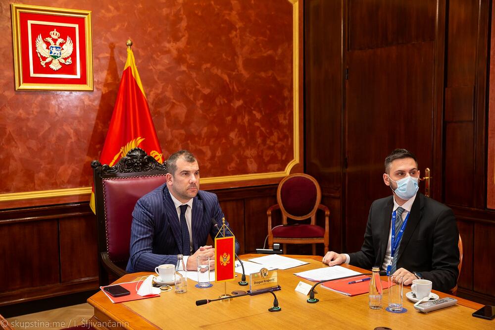 Krapović na sjednici, Foto: Skupština Crne Gore