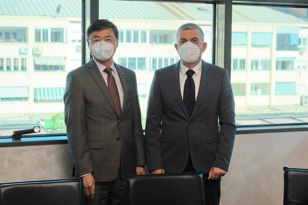 Liu Jin i Bojanić, Foto: Ambasada Kine u CG
