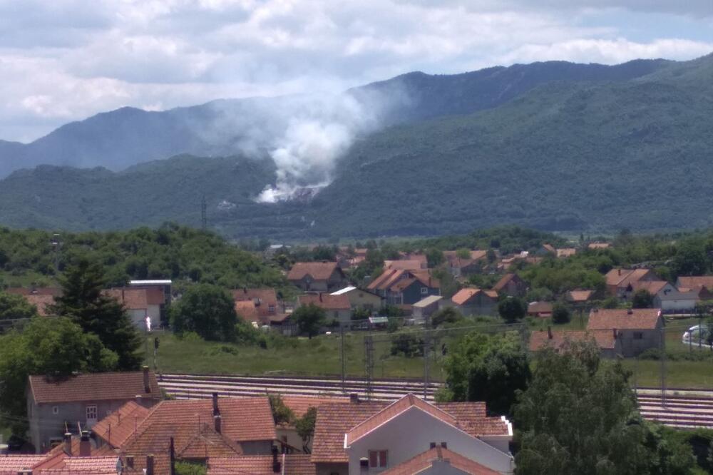 Požar na deponiji Mislov Do, Foto: Društvo mladih ekologa Nikšić (DMEN)