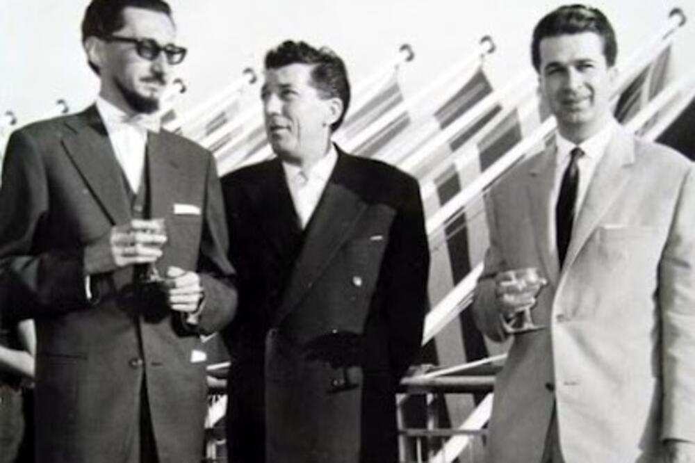 Borislav Pekić, Nikola Milošević i Zdravko Velimirović, Foto: Arhiv Velimirović