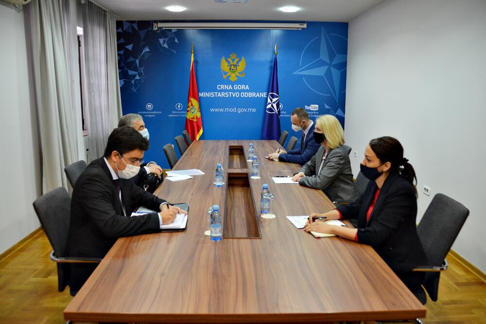 Barbosa i Injac na sastanku, Foto: Ministarstvo odbrane